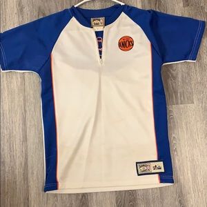 Rare AUTHENTIC Heavy/STITCHED NY Knicks Throwback